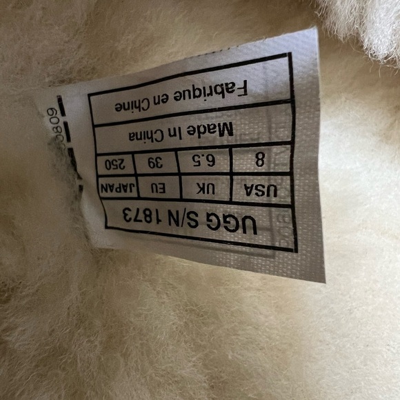 Ugg Eva Brown Suede and Shearling Button Up Boots Womens size 8 - Picture 13 of 15